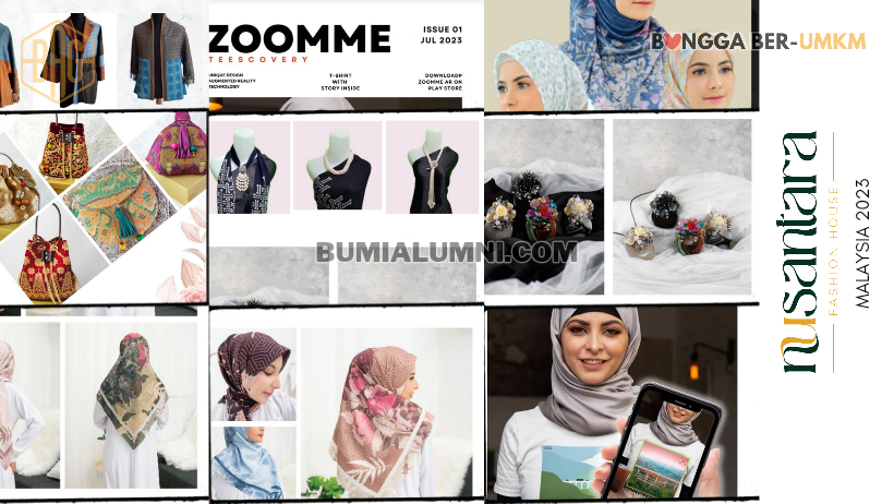 Produk Anggota UMKM Alumni - PBA ke Malaysia Ikuti Nusantara Fashion House