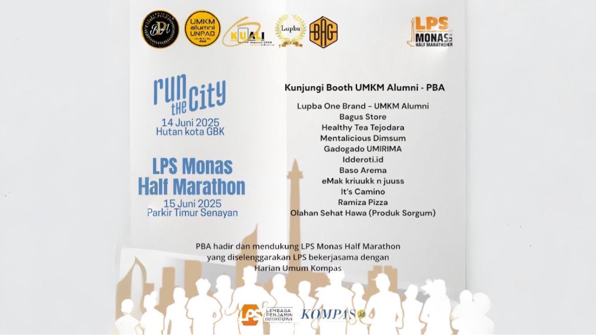UMKM PBA di Bazar LPS Monas Half Marathon 2025