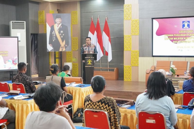 Kemenkum NTT Dorong UMK Dirikan Perseroan Perorangan