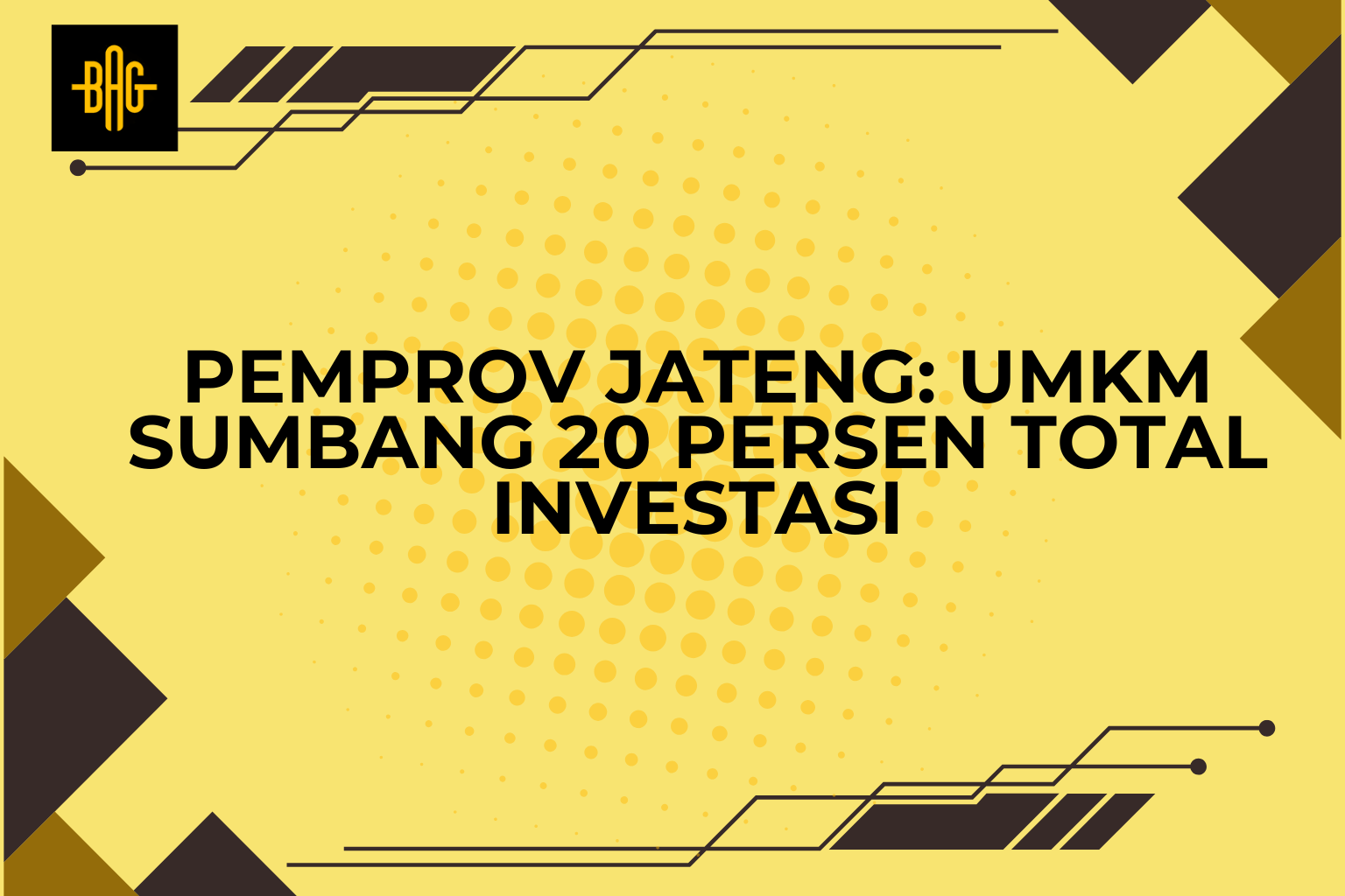 Pemprov Jateng: UMKM sumbang 20 persen total investasi
