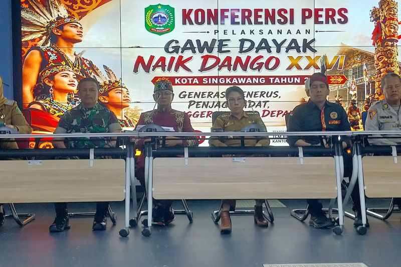 80 stan UMKM ramaikan Gawe Dayak Naik Dango Singkawang 27-31 Mei 2026