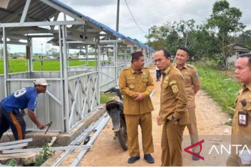 Bangka Tengah perkuat penataan UMKM di kawasan wisata Sawah Pelangi