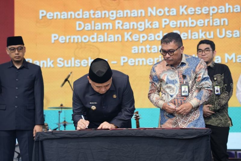 Pemkot Makassar gandeng Bank Sulselbar salurkan KUR untuk UMKM