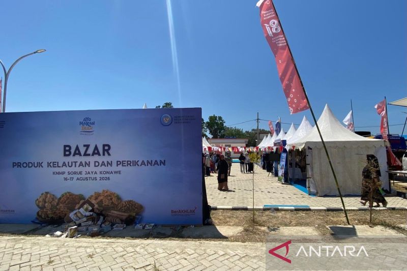 KKP Hadirkan UMKM Perikanan di Bazar Produk Kelautan KNMP Konawe