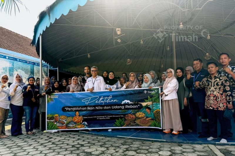PT Timah latih UMKM Bangka Barat olah ikan - udang bernilai tinggi