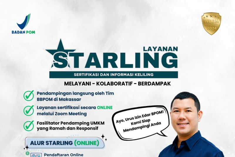Starlink BBPOM Makassar dorong UMKM naik kelas