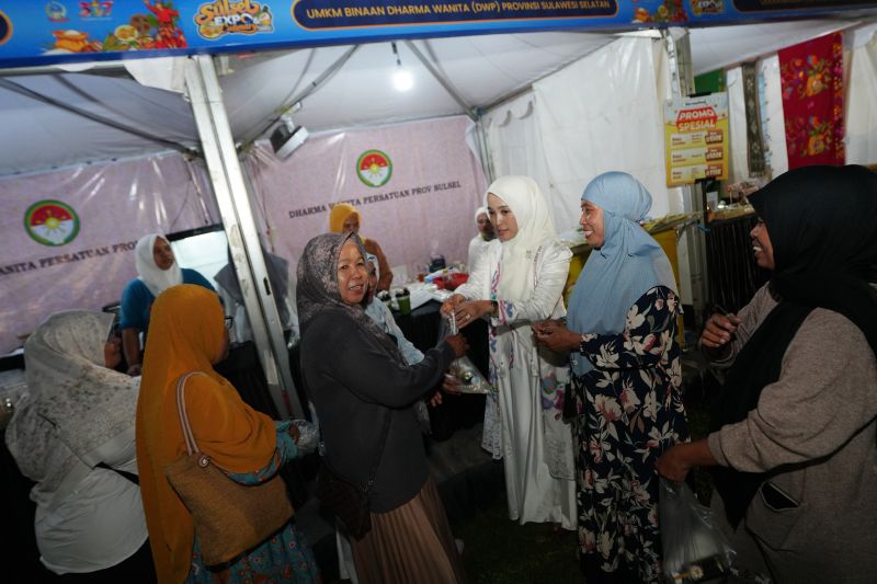 DWP Sulsel borong produk UMKM binaan di Sulsel Expo & Culinary 2026